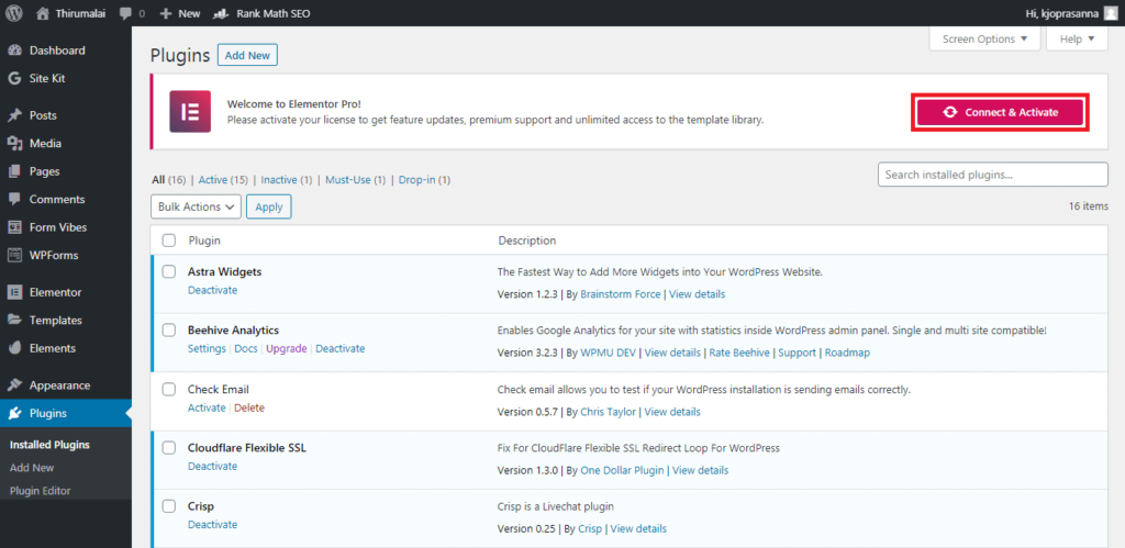 How to install Elementor Plugin in Tamil 14