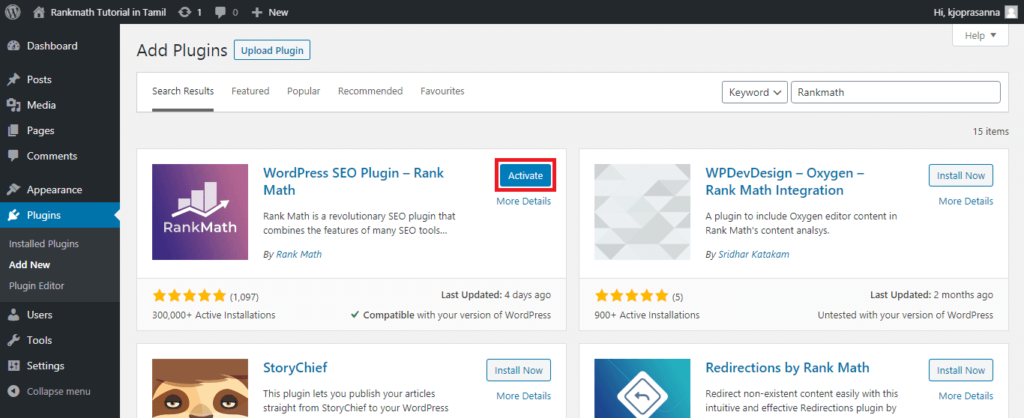 How to Set up Rank Math SEO plugin in Tamil 4 How to Set up Rank Math SEO plugin in Tamil 3