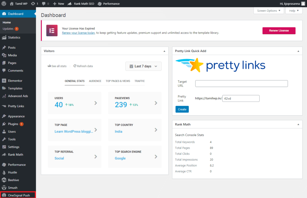 web push notifications