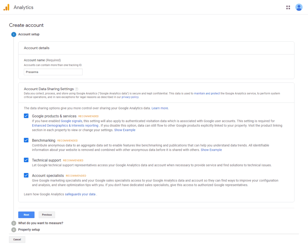 setup Google analytics in tamil