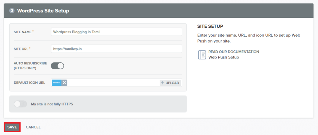 web push notifications in tamil