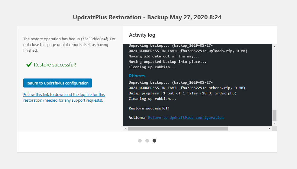 How to Backup a WordPress Site in Tamil 16 How to Backup a WordPress Site in Tamil 15