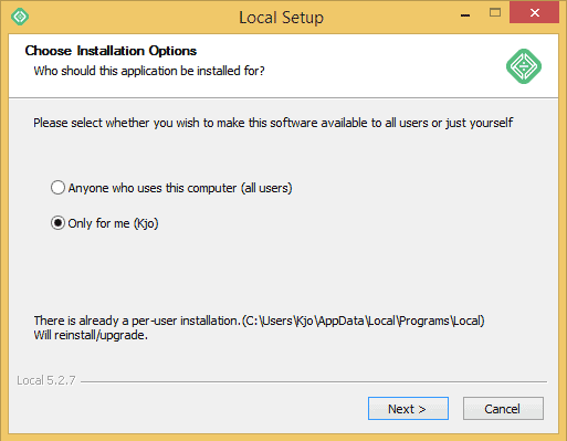 wordpress on localhost