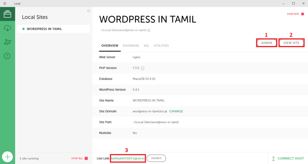 Wordpress on localhost in tamil